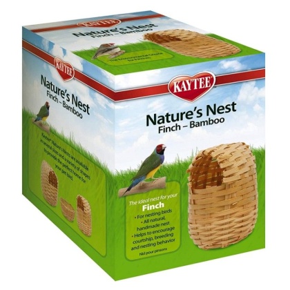 Kaytee Nature\'s Nest Bamboo Nest - Finch - Regular - (3.75\