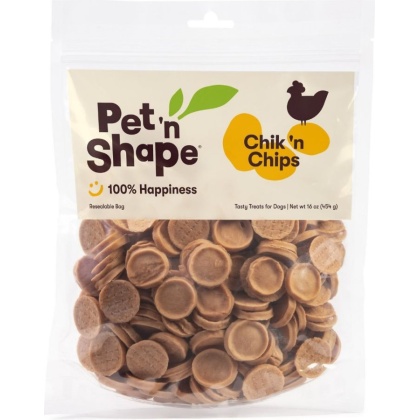 Pet 'n Shape Chik 'n Chips Dog Treats - 16 oz