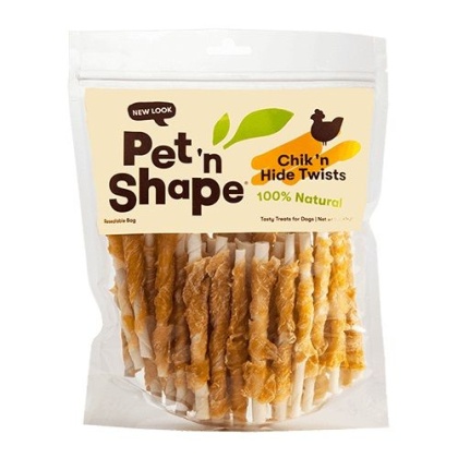 Pet 'n Shape 100% Natural Chicken Hide Twists - Regular - 50 Pack - (5