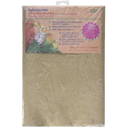 Penn Plax Calcium Plus Gravel Paper for Caged Birds - 11\