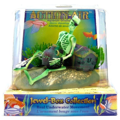 Penn Plax Action Air Jewel Box with Skeleton - 3