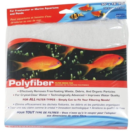 Penn Plax Polyfiber Filter Media Pad - 18\