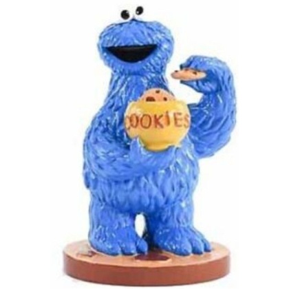 Penn Plax Sesame Street Cookie Monster Ornament Medium 4.2
