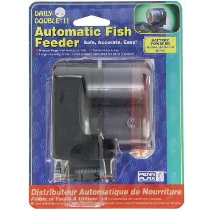 Penn Plax Daily Double II Automatic Fish Feeder - 3.5