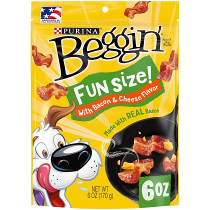 Purina Beggin' Strips Bacon and Cheese Flavor Fun Size - 6 oz