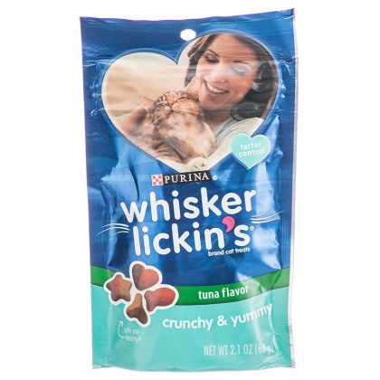 Purina Whisker Lickin\'s Crunch Lovers Tuna Flavored Cat Treats - 1.7 oz
