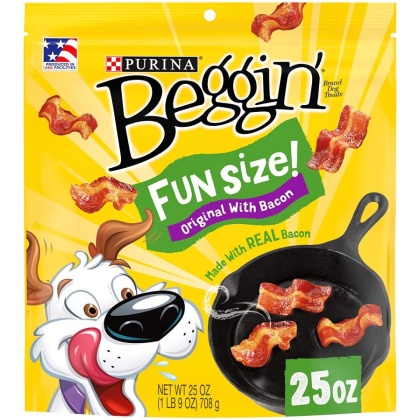 Purina Beggin' Strips Bacon Flavor Fun Size - 25 oz