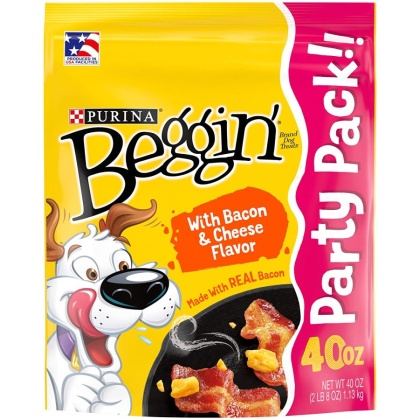 Purina Beggin\' Strips Bacon and Cheese Flavor - 40 oz