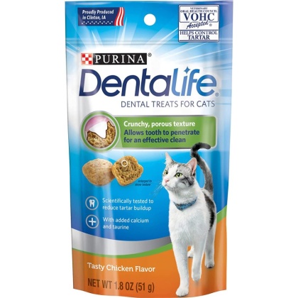 Purina DentaLife Dental Treats for Cats Chicken - 1.8 oz