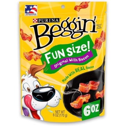 Purina Beggin\' Strips Bacon Flavor Fun Size - 6 oz