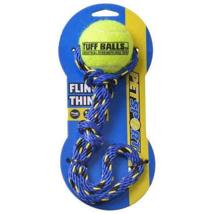 Petsport Tuff Ball Fling Thing Dog Toy - Medium (2.5