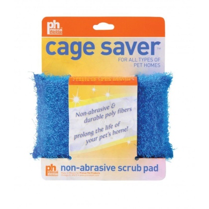 Prevue Cage Saver Non-Abrasive Scrub Pad - 1 Pack - (Assorted Colors)
