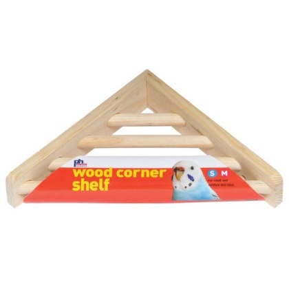 Prevue Wood Corner Shelf - 1 Pack - (7