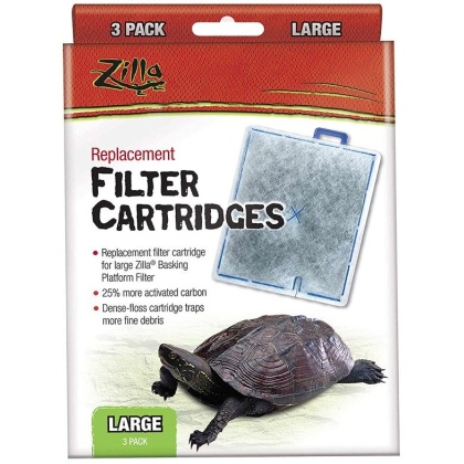 Zilla Replacement Filter Cartridges - Large - 3 count