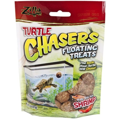 Zilla Turtle Chasers Floating Treats - Shrimp - 2 oz
