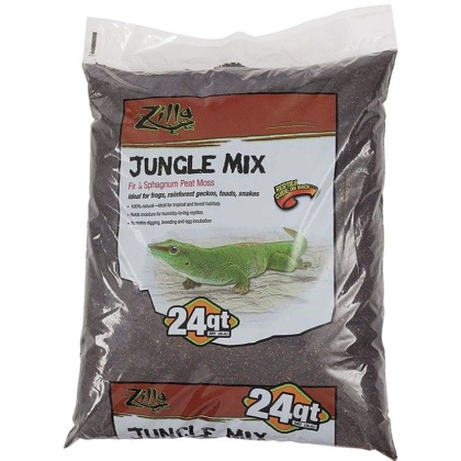 Zilla Jungle Mix - Fir & Sphagnum Peat Moss Mix - 24 QT