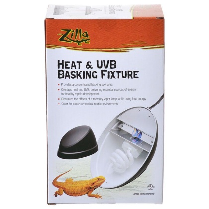 Zilla Heat & UVB Basking Fixture - Heat & UVB Fixture