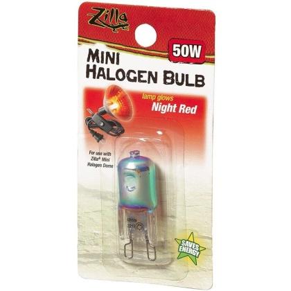 Zilla Mini Halogen Bulb - Night Red - 50W