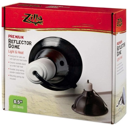 Zilla Premium Reflector Dome - Light & Heat - 8.5