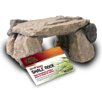 Zilla Shale Rock Den for Reptile Terrariums - Medium - 9