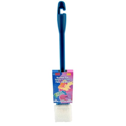 Lees Glass or Acrylic Scrubber with Long Handle - Scrubber with 11