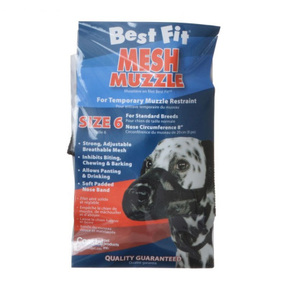 Nylon Fabridog Best Fit Muzzle - Size 6 (Dogs 60-80 lbs)