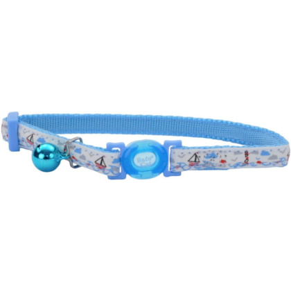 Coastal Pet Safe Cat Glow in the Dark Adjustable Collar Boat - 12\