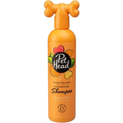 Pet Head Ditch the Dirt Deodorizing Shampoo for Dogs Orange with Aloe Vera - 16 oz