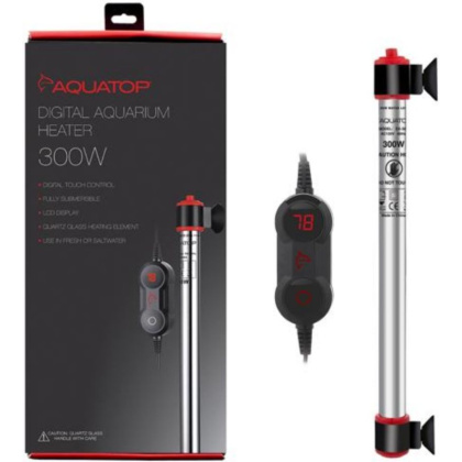 Aquatop Digital Aquarium Heater with Display - 300 Watt - 80 Gallons