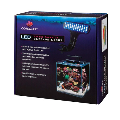 Coralife LED Marine Aquarium Clip-On Light - 1 Count