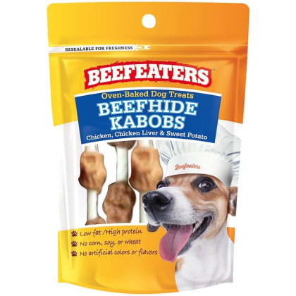 Beefeaters Oven Baked Beefhide Kabobs Dog Treat - 1.58 oz
