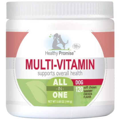 Four Paws Healthy Promise Multi-Vitamin Supplement for Dogs - 120 count