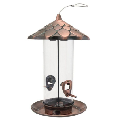 More Birds Copper Acorn Wild Bird Seed Feeder - 2.7 lb capacity