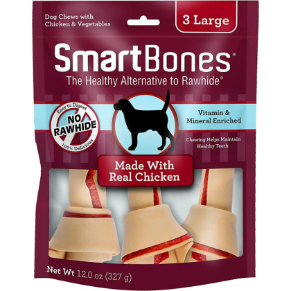 SmartBones Chicken & Vegetable Dog Chews - Large - 6.5\