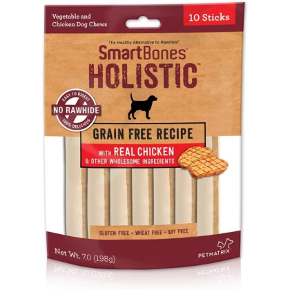 SmartBones Holistic Stick Chews - Chicken - 10 Pack - (5\