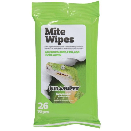 JurassiPet MiteWipes All Natural Mite, Flea and Tick Control - 26 count