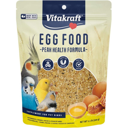 Vitakraft VitaSmart Egg Food Daily Supplement for Pet Birds - 1.1 lb