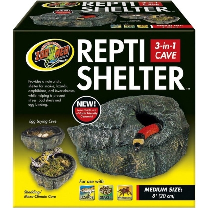 Zoo Med Repti Shelter 3 in 1 Cave - Medium - 8\