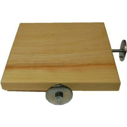 Zoo-Max Natural Cage Corner Shelf  - Small 3\