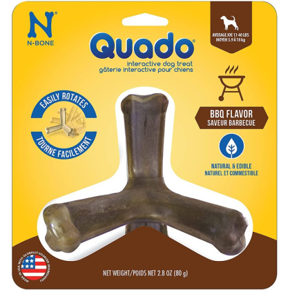 N-Bone Quado Dog Treat BBQ Flavor Average Joe - 1 count