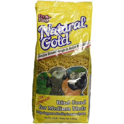 Pretty Bird Ultimate Natural Gold Bird Food - Medium - 2.6 lbs