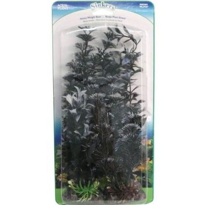 Penn Plax Black Pearl Aquarium Plant Value Pack Assorted Sizes - 4 count